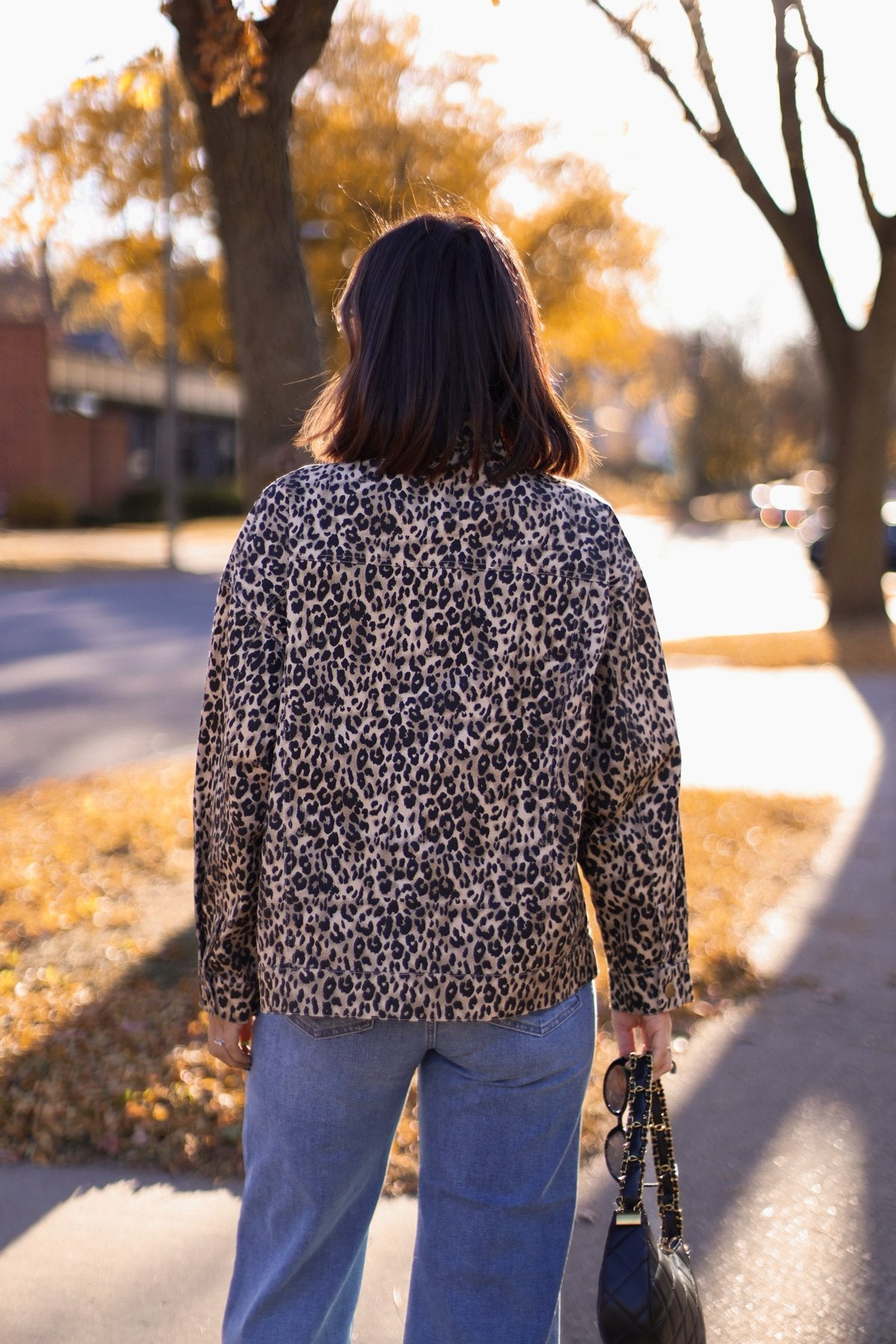 Taupe Leopard Print Oversized Jacket - Magnolia Boutique