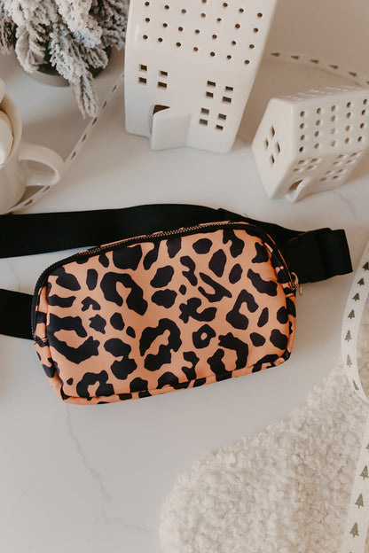 Tebi Leopard Print Quilted Belt Bag - Magnolia Boutique