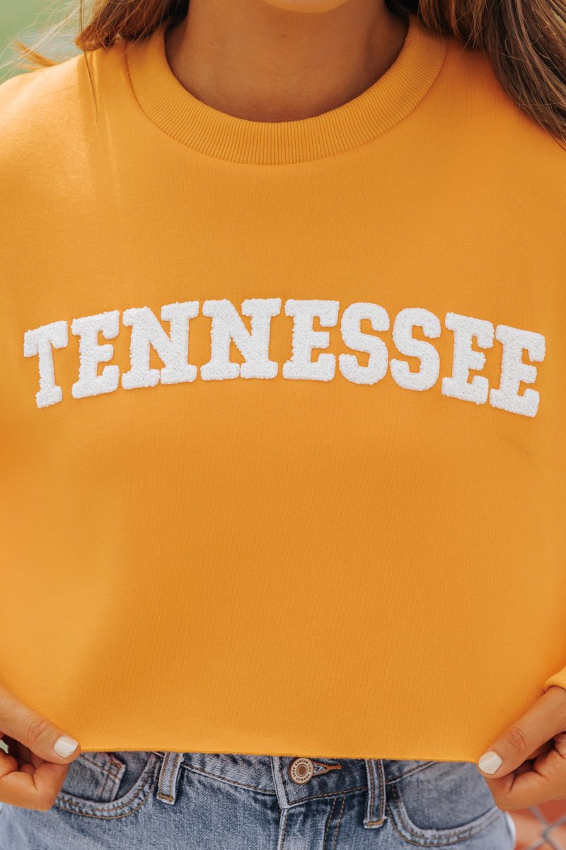 Tennessee Orange Cropped Sweatshirt - Magnolia Boutique