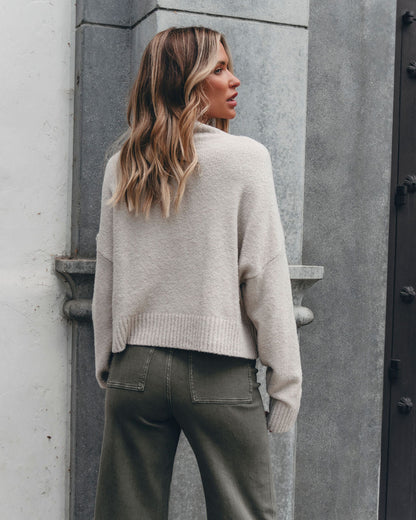 Valley Lodge Wool Turtleneck Sweater - Taupe - Magnolia Boutique