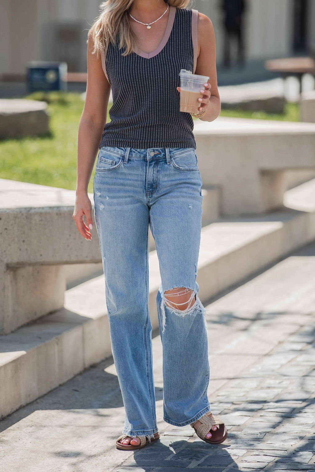 Trendy Women's Destructed Jeans | Magnolia Boutique