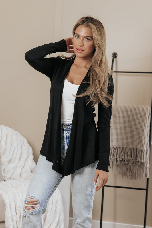 All Day Every Day Black Cardigan - Doorbuster - Magnolia Boutique