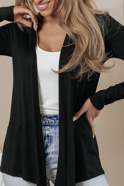 All Day Every Day Black Cardigan - Doorbuster - Magnolia Boutique