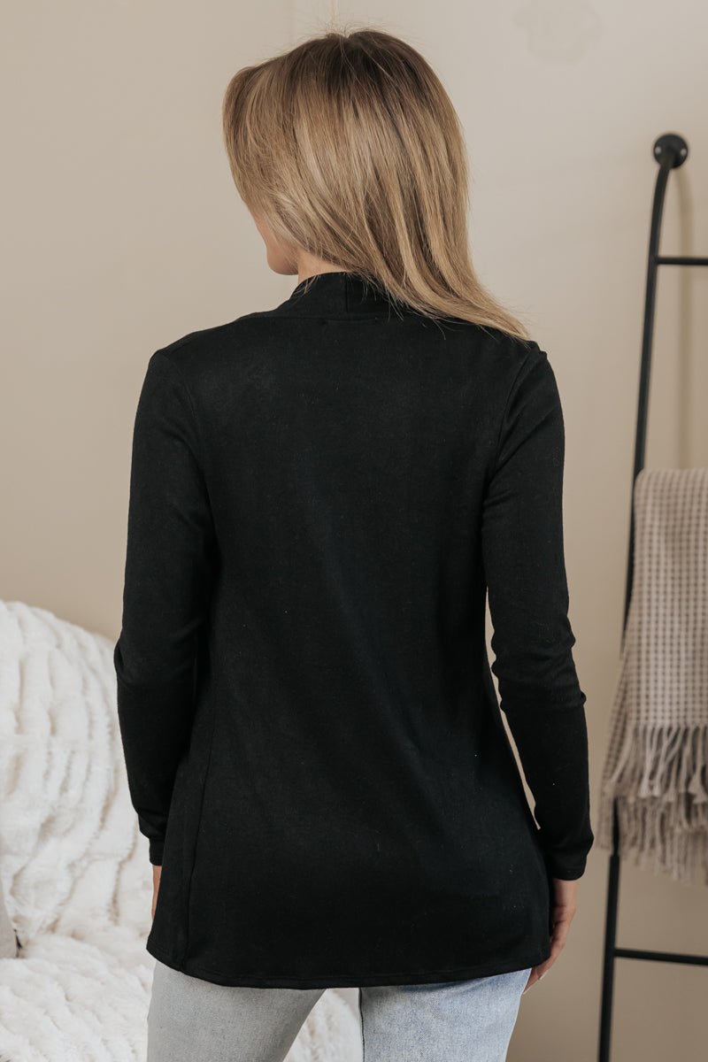 All Day Every Day Black Cardigan - Doorbuster - Magnolia Boutique