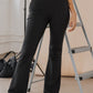 Be Active Black Fleece Flare Pants - FINAL SALE - Magnolia Boutique