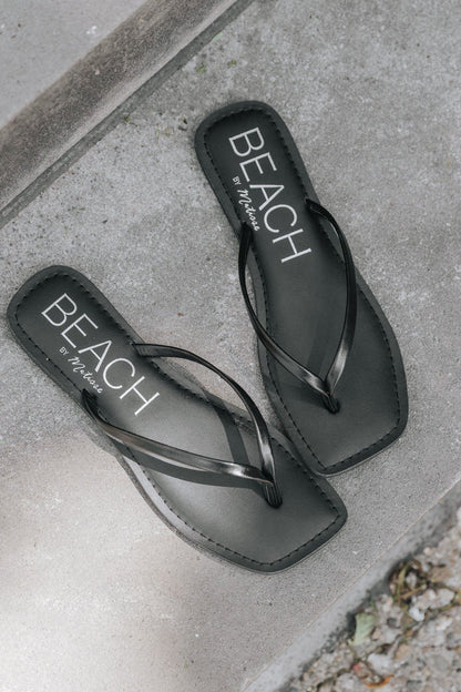 Beach By Matisse Bungalow Black Thong Sandals | FINAL SALE - Magnolia Boutique