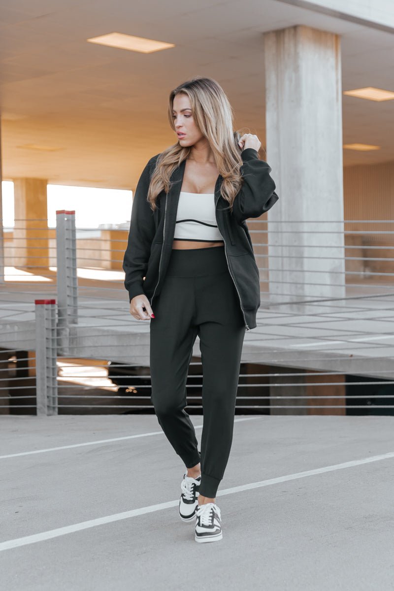 Black Buttery Soft Relaxed Joggers - Magnolia Boutique