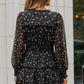 Black Polka Dot Long Sleeve Mini Dress - Magnolia Boutique