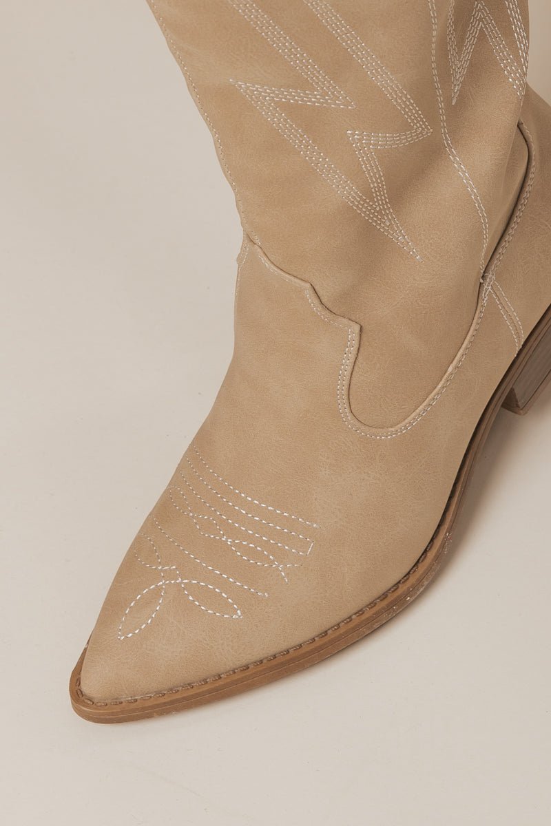 Chinese Laundry Josea Natural Western Boots - Magnolia Boutique