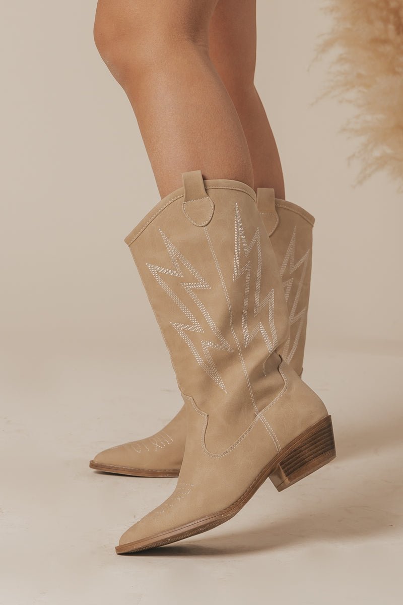 Chinese Laundry Josea Natural Western Boots - Magnolia Boutique