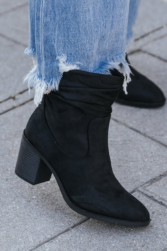 Chinese Laundry Kalie Faux Suede Booties - Magnolia Boutique