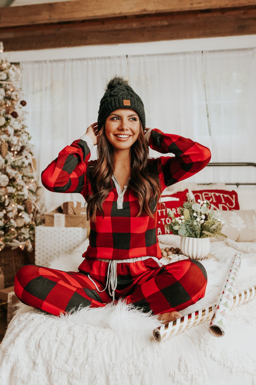 Christmas pajamas best sale buffalo plaid