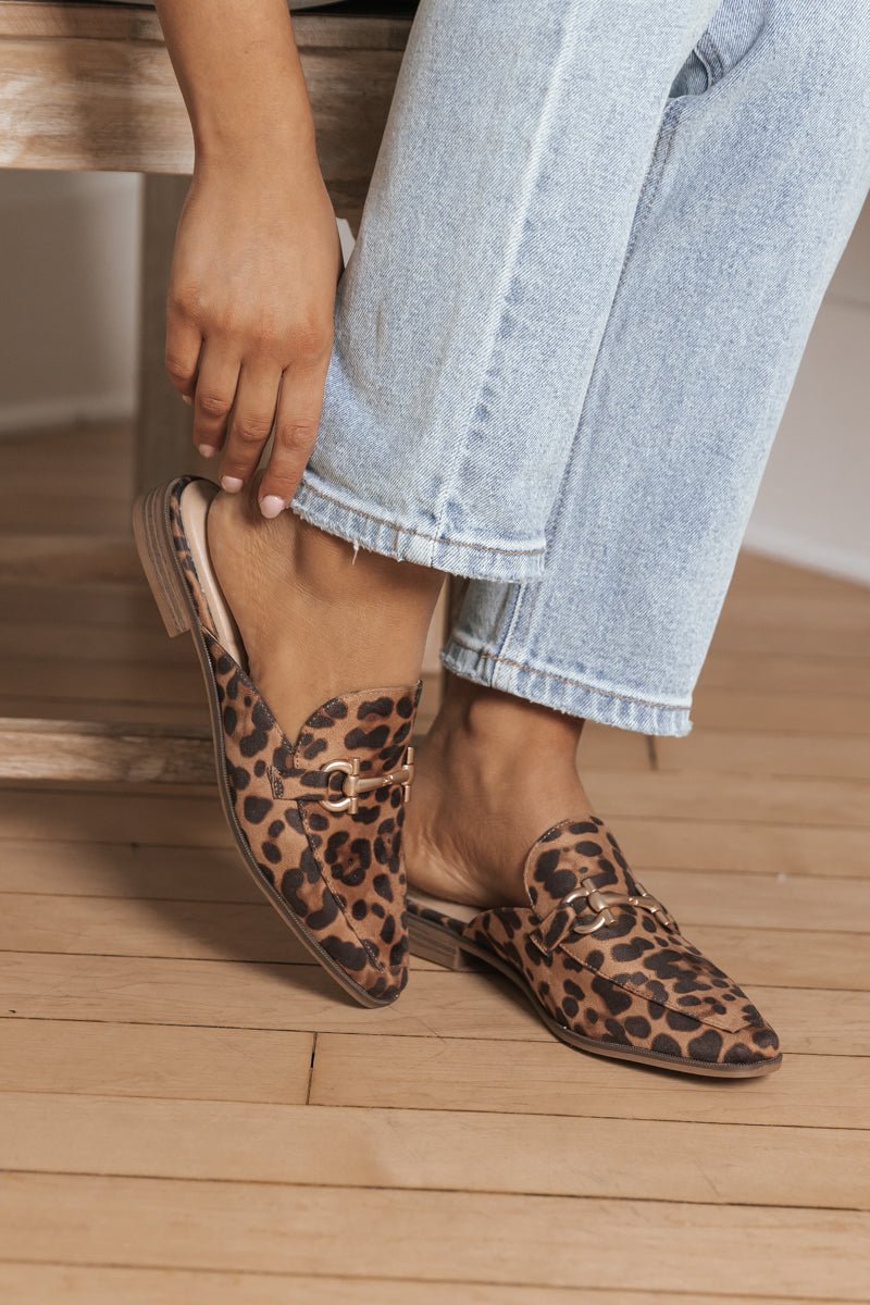 CL By Chinese Laundry Tan Cheetah Score Mules - Magnolia Boutique