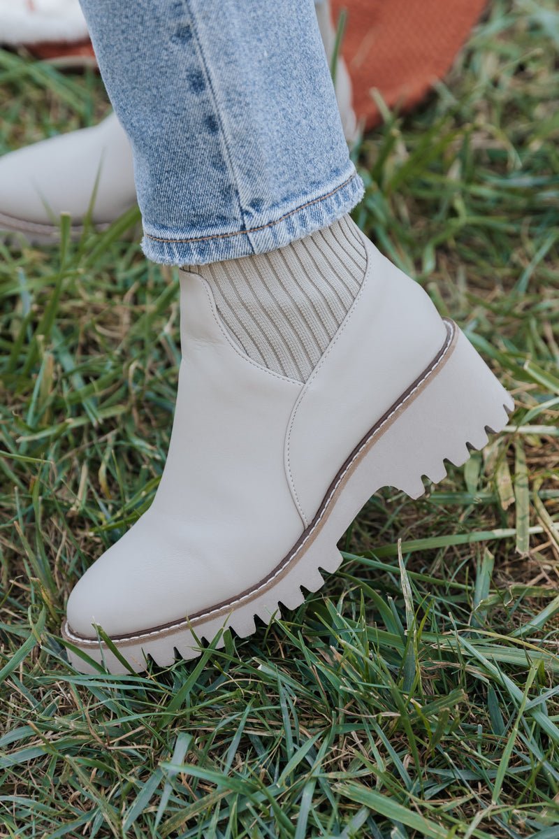 Coconuts By Matisse Blair Taupe Platform Booties - Magnolia Boutique