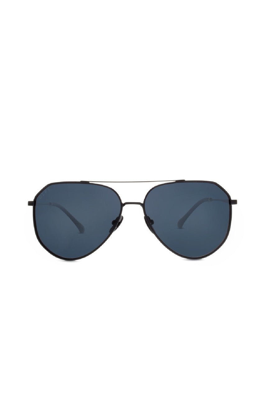 DIFF Eyewear Dash Matte Black & Solid Grey Sunglasses | FINAL SALE - Magnolia Boutique