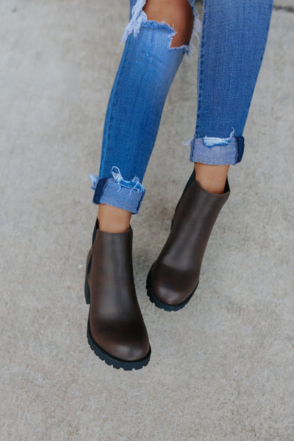 Dirty Laundry Lisbon Coffee Booties - FINAL SALE - Magnolia Boutique