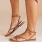 Elio Tan Strappy Sandals - Magnolia Boutique
