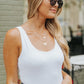 Everyday Essential White Scoop Neck Bodysuit - FINAL SALE - Magnolia Boutique