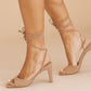 Fancy Tan Strappy Heels - FINAL SALE - Magnolia Boutique
