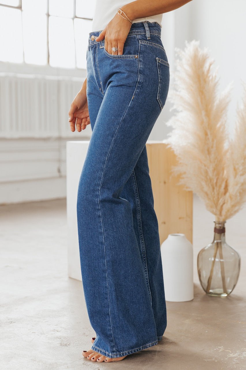Free People Ava High-Rise Slim Flare Jeans - FINAL SALE - Magnolia Boutique