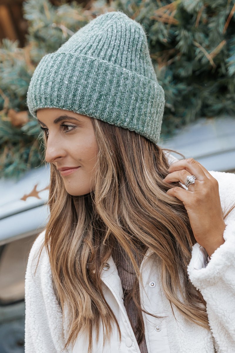 Free People Harbor Marled Ribbed Beanie - Magnolia Boutique