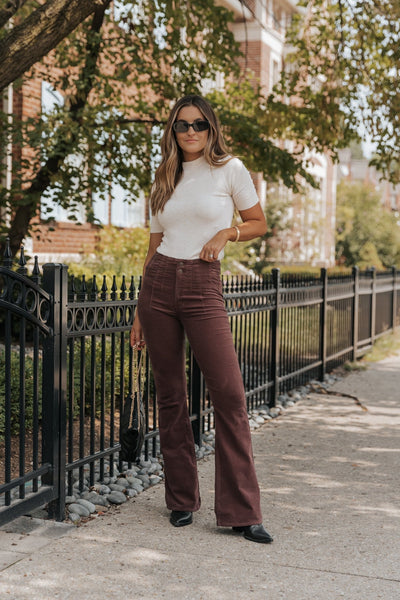 Free People Jayde Cord Flare Jeans | Magnolia Boutique