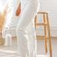 Free People White Pacifica Straight Leg Jeans - FINAL SALE - Magnolia Boutique