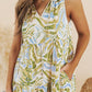 Green Multi Print Tiered Maxi Dress - FINAL SALE - Magnolia Boutique