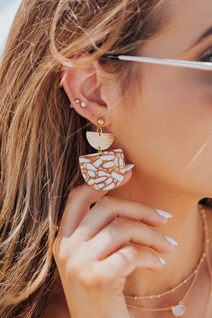 Harper Deco Earrings - FINAL SALE - Magnolia Boutique