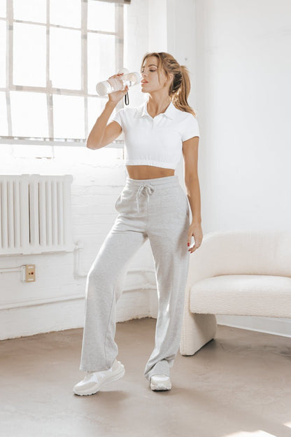 Heather Grey French Terry Sweatpants - Magnolia Boutique