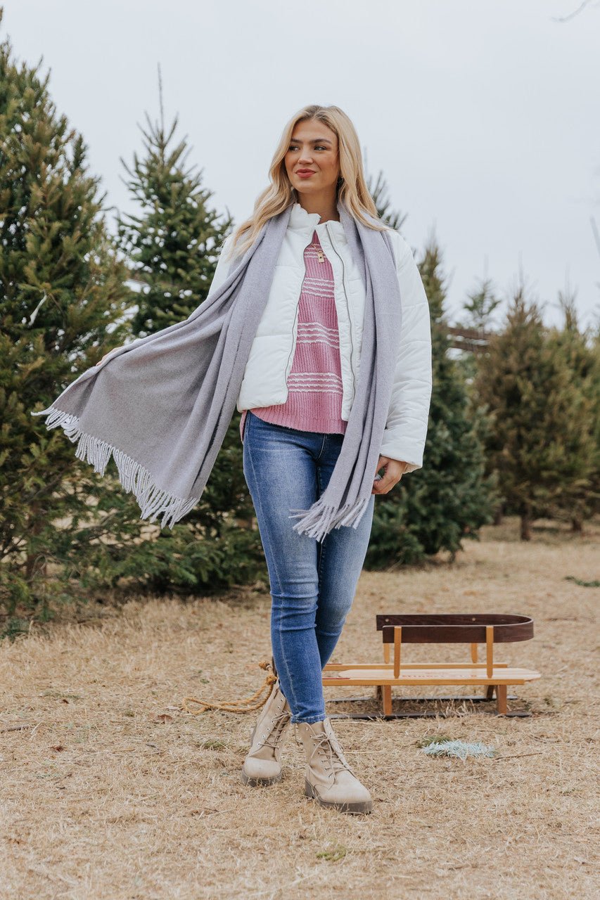 Ivory Quilted Puffer Jacket - FINAL SALE - Magnolia Boutique