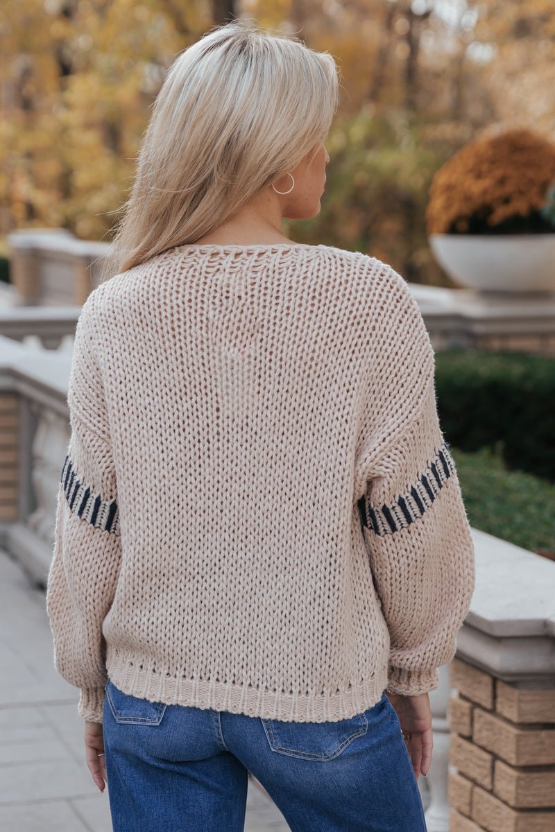 Khaki sale color sweater