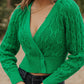 Lucky Kelly Green Knit Cardigan - FINAL SALE - Magnolia Boutique