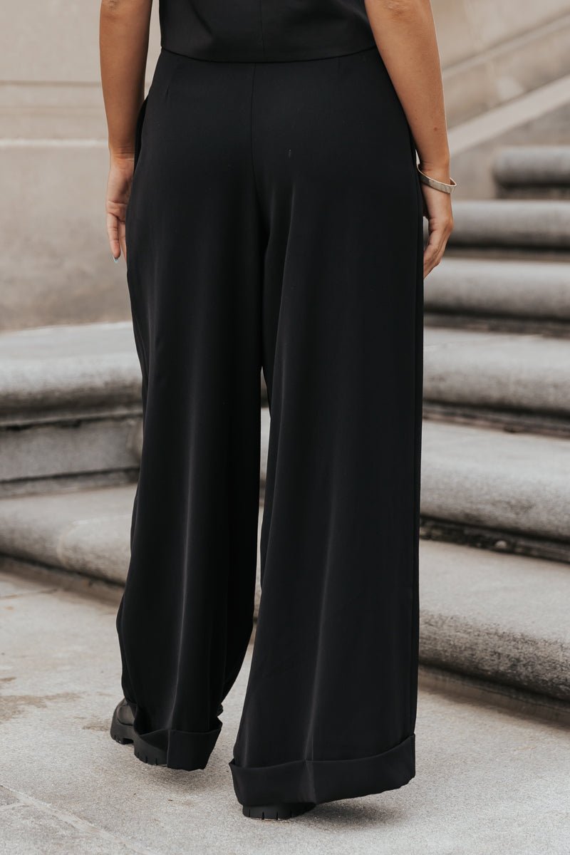 Muse by Magnolia Black Pleated Wide Leg Pants