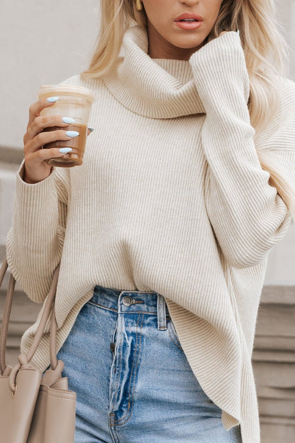 Muse by Magnolia Oatmeal Soft Turtleneck Sweater - Magnolia Boutique
