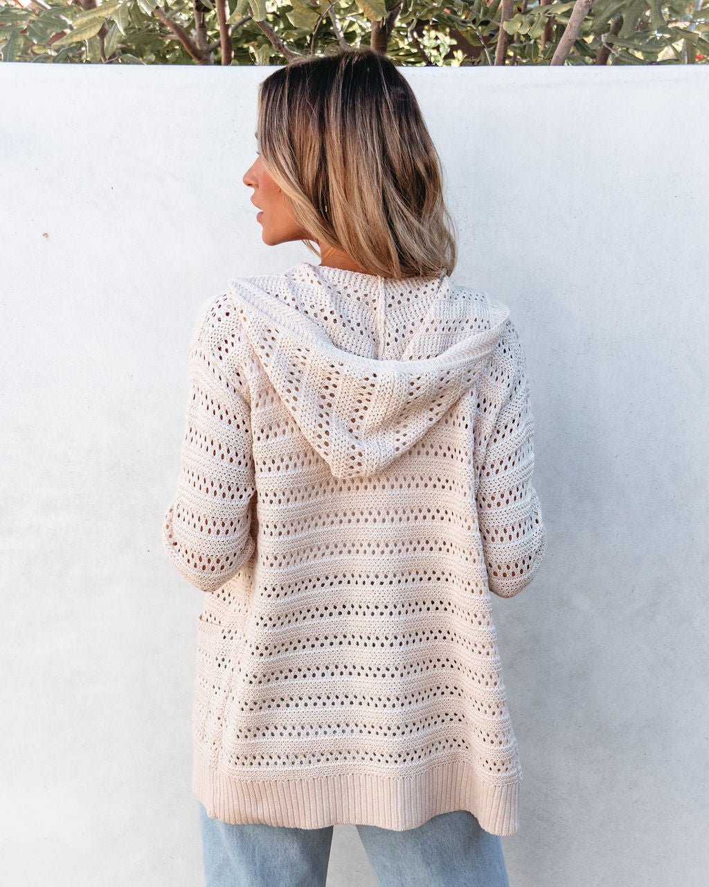 Crochet open sale cardigan