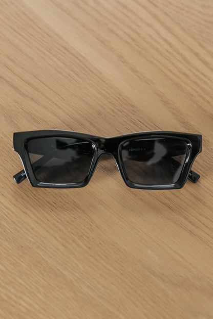 Shady Square Black Smoke Sunglasses - Magnolia Boutique