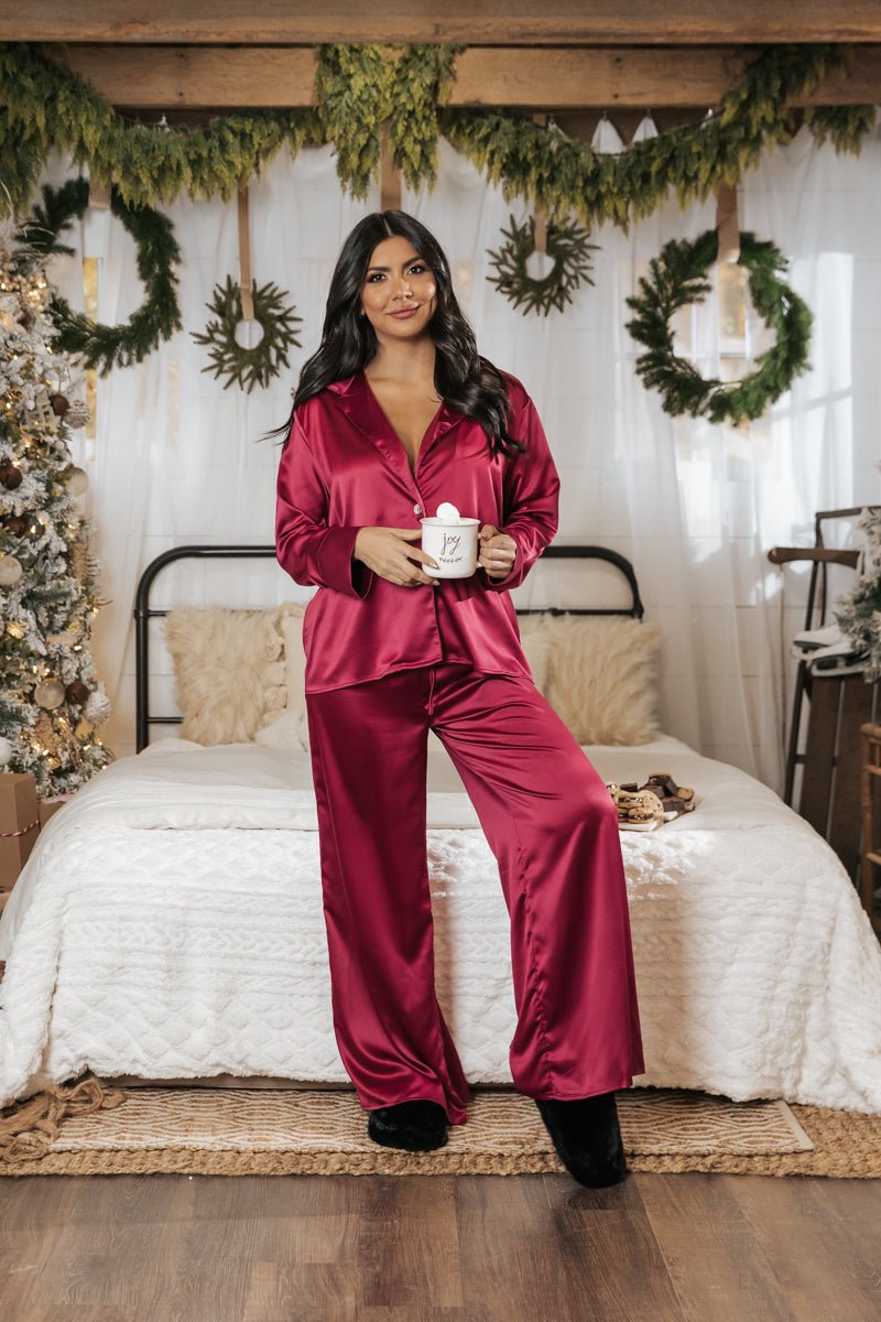 Wine themed best sale pajama sets