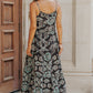 Talulah Black Floral Print Midi Dress - FINAL SALE - Magnolia Boutique