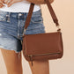 Tan Vegan Leather Crossbody Bag - FINAL SALE - Magnolia Boutique
