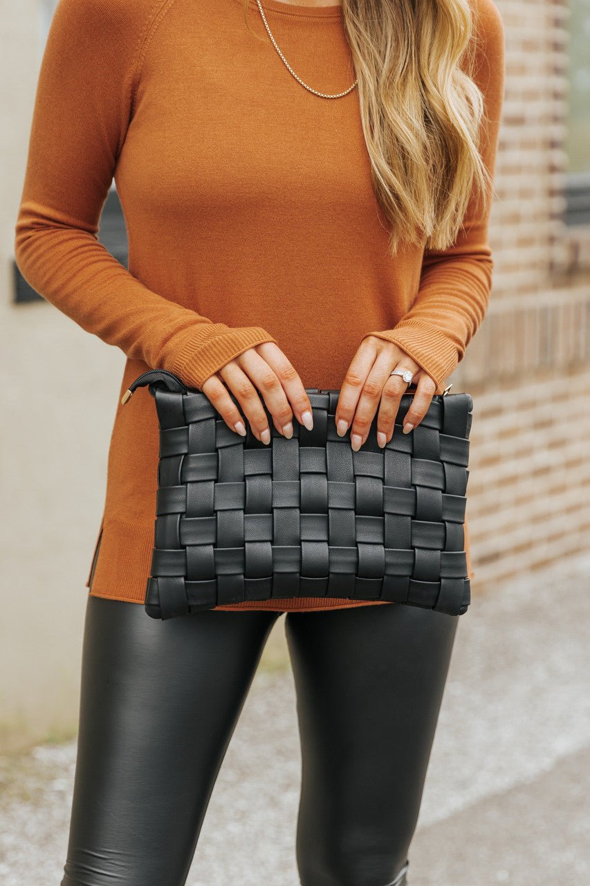 Handbags | Magnolia Black Tote Bag with Gold Chain | Freeup