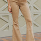 Washed Brown Stretchy High Rise Super Flare Jeans - Magnolia Boutique