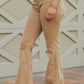 Washed Brown Stretchy High Rise Super Flare Jeans - Magnolia Boutique