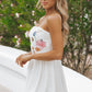 White Floral Embroidered Mini Dress-FINAL SALE - Magnolia Boutique