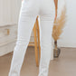 White High Rise Slim Straight Jeans - FINAL SALE - Magnolia Boutique