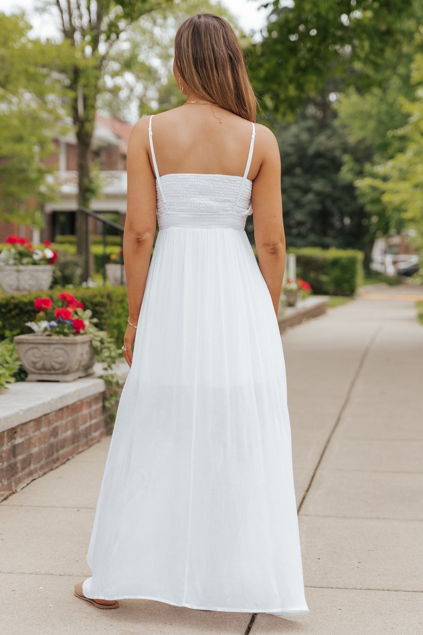 White maxi dress sale Clearance